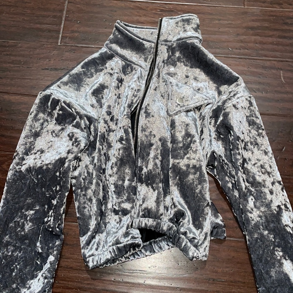 Shein velvet jacket